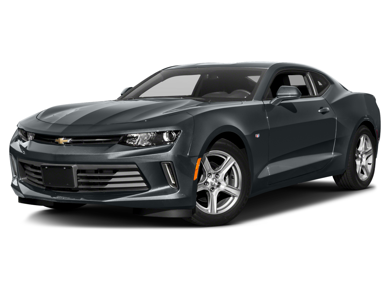 2018 Chevrolet Camaro 1LT in Summit White — front three-quarter view