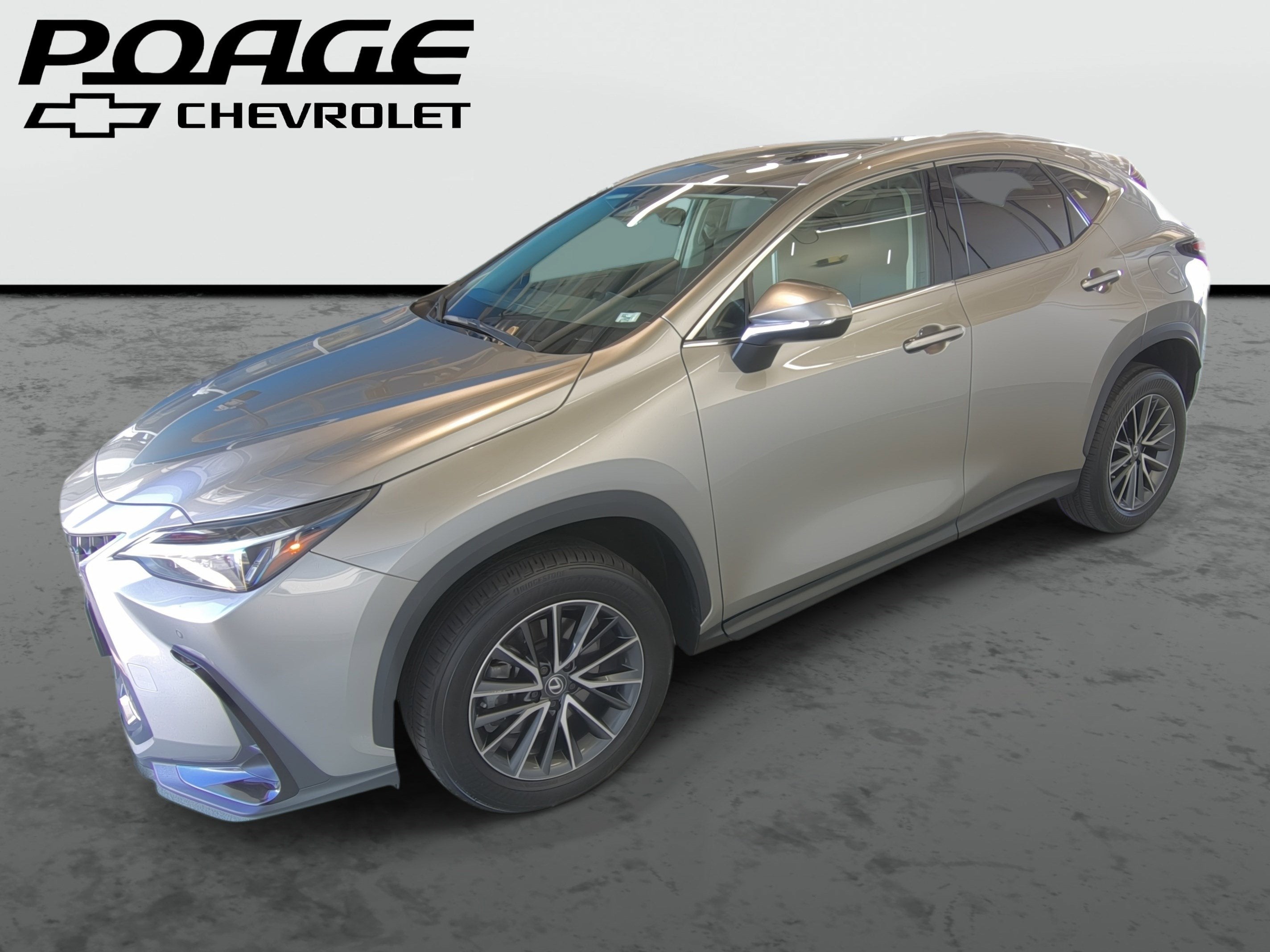 2025 Lexus NX 350 NX 350 in Silver — front three-quarter view