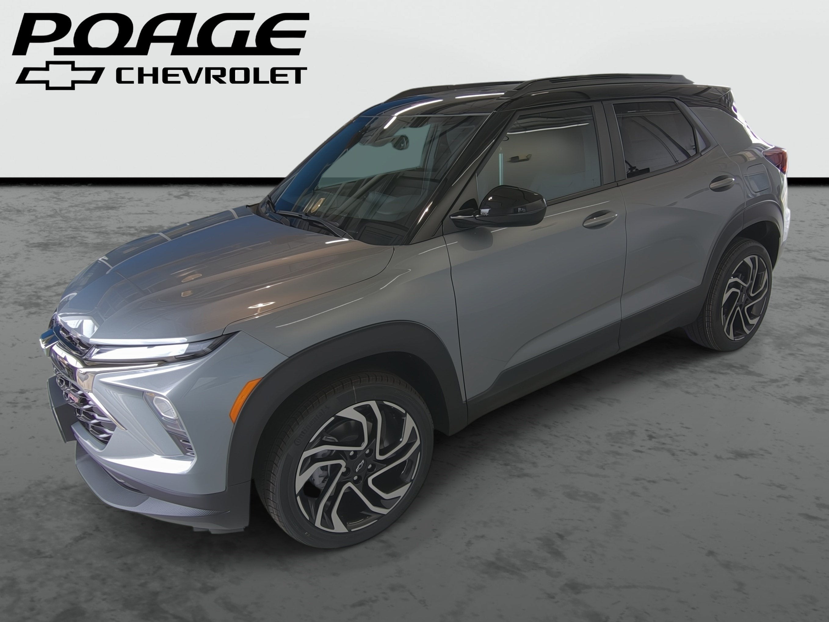 2026 Chevrolet Trailblazer RS in Sterling Gray Metallic — front three-quarter view